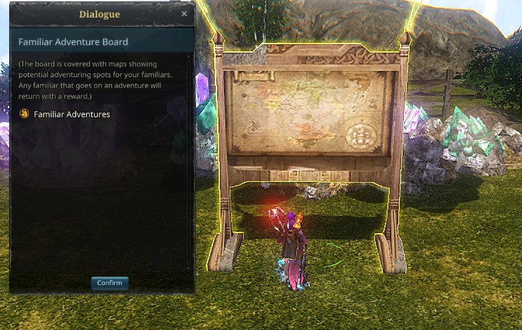 Familiar Adventure Bulletin Board 1