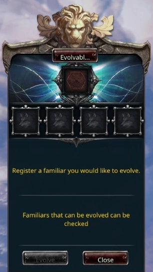 Familiar Evolution Window